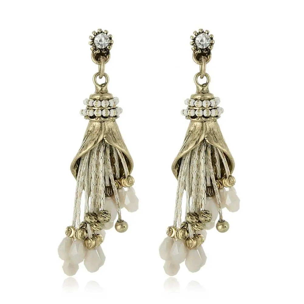 OSHUER High Quality Handmade Crystal Beads Earrings For Women Cute Jewelry Fashion Temperament  Earrings Female ER-292