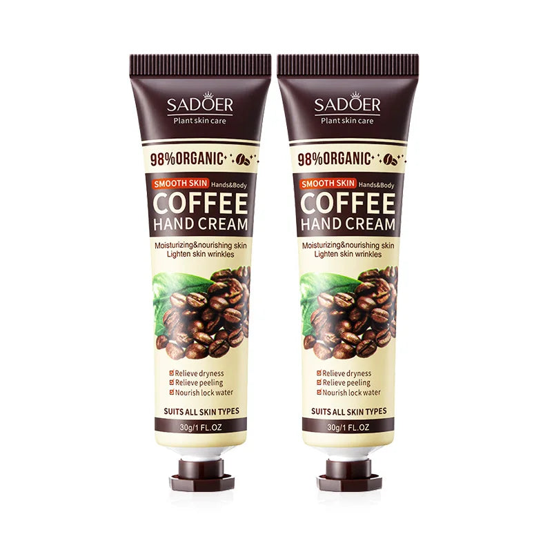 1/2/3/5pcs SADOER Coffee Hand Cream Sets Moisturizing Nourishing Brightening Hydrating Hands Skin Care Products