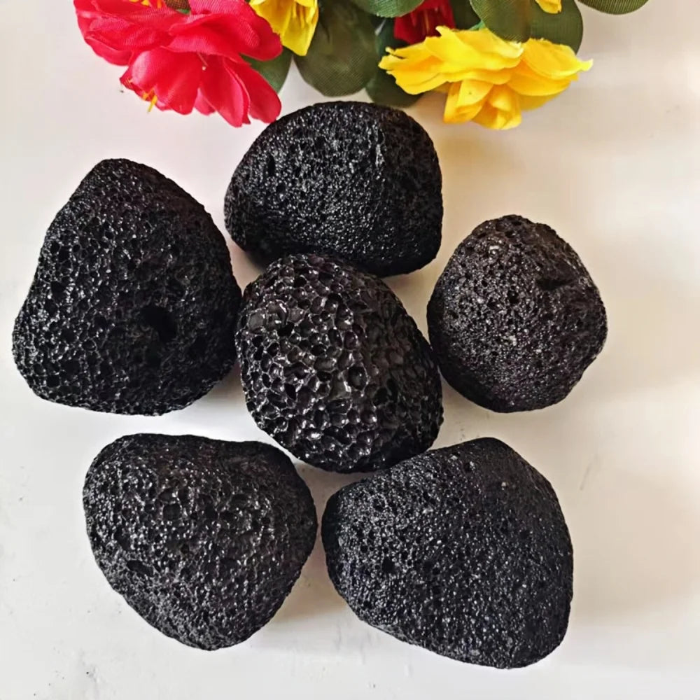 Natural Porous Volcanic Rock  Original Stone Geode Aromatherapy Essential Oil Diffuser Fish Tank Flower Pot Aquarium Decoracion