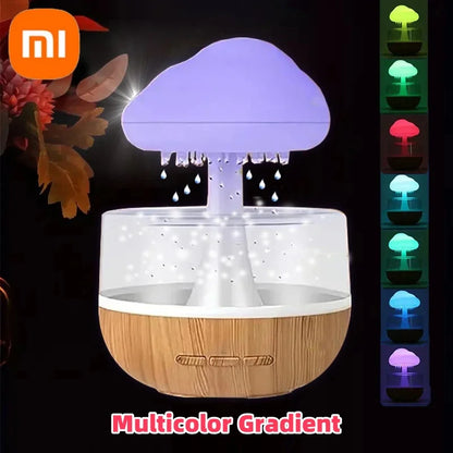 Xiaomi RainCloud Mood Humidifier: Color-Changing Essential Oil Lamp with Raindrop Atmosphere