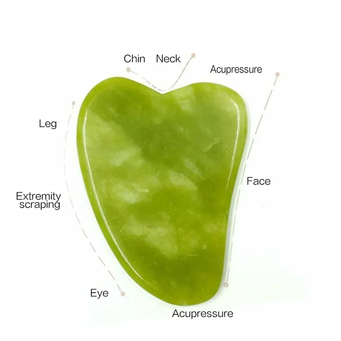 Natural Jade Roller Face Gua Sha, Natural Stone, Body Neck Massager, Acupoint, Eye Care Spa Massage Tools Massage Visage Lifting