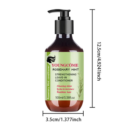 Rosemary Mint Conditioner moisturizes and nourishes the hair shaft leaving hair soft and shiny Daily Hair Care for Men and Women