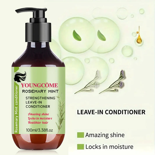 Rosemary Mint Conditioner moisturizes and nourishes the hair shaft leaving hair soft and shiny Daily Hair Care for Men and Women