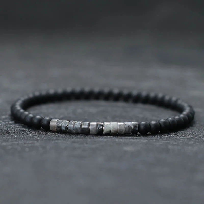 New Minimalist 4mm Bead Bracelet Unisex Emperor Onyx Small Stone Braclet Meditation Yoga Strand Braslet Couple Brazalete Pulsera