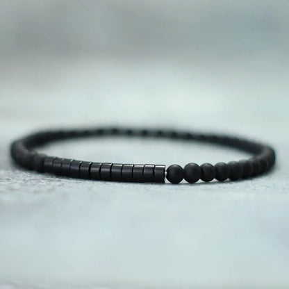 New Minimalist 4mm Bead Bracelet Unisex Emperor Onyx Small Stone Braclet Meditation Yoga Strand Braslet Couple Brazalete Pulsera