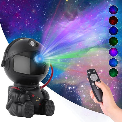 Cosmic Explorer Astronaut Star Projector: Starry Sky & Nebula Ceiling Lamp